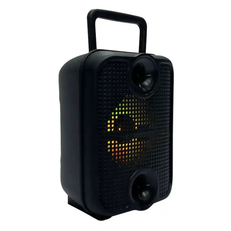 GTS-1881 GlowBeat 3-Inch Bluetooth Speaker with Dynamic Lighting Effects